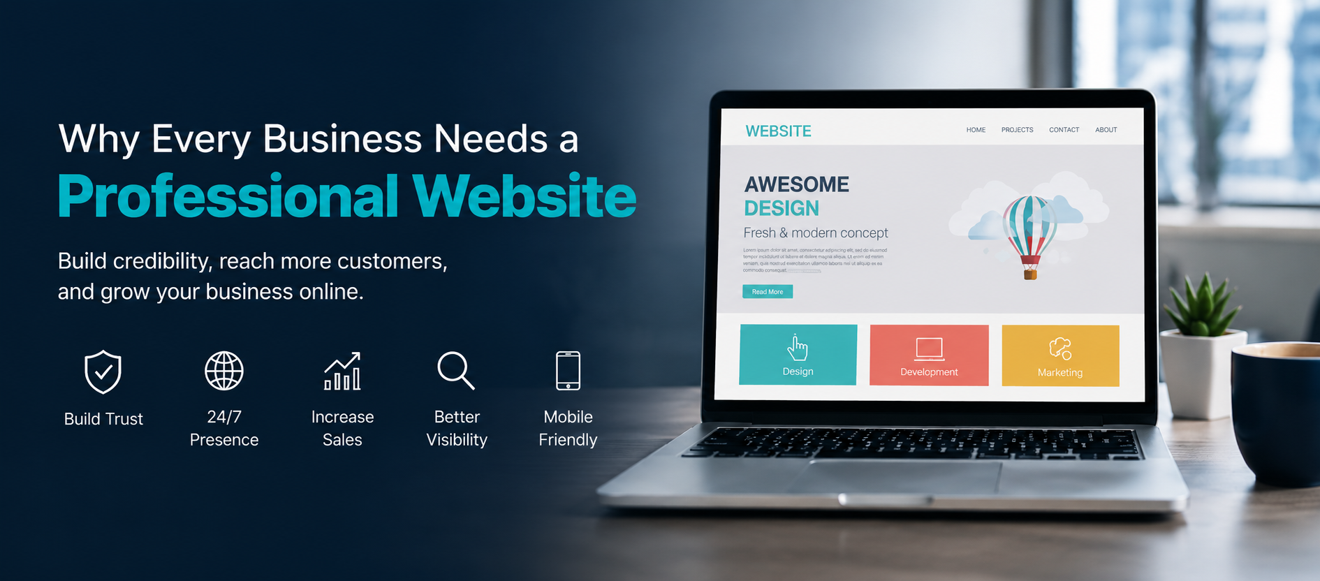 Why Every Business Needs a Professional Website ?