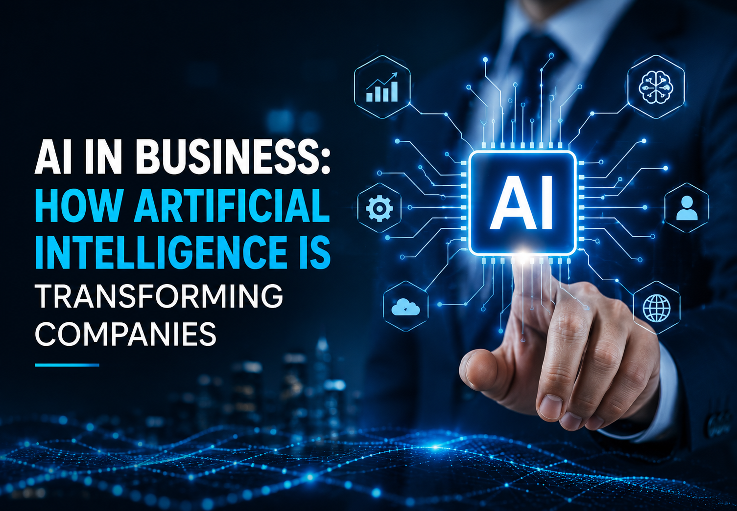 <p>AI in Business: How Artificial Intelligence is Transforming Companies</p>